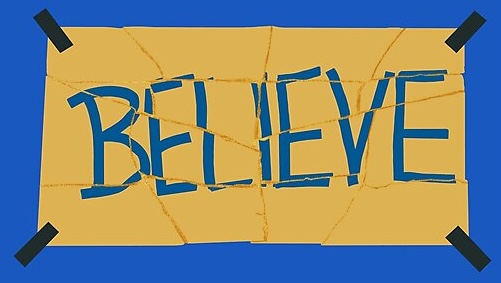 Believe sign